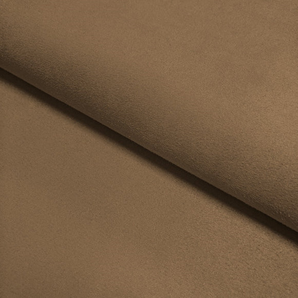 Upholstery Fabric - Luxury Faux Suede - Tan Brown