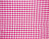 Polycotton 1/4" Gingham Cerise Pink & White Check Craft Fabric Material Metre