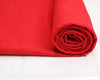 Red Felt Fabric - Plain Felt Polyester Craft Fabric Material - 40" Wide