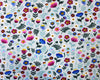 Soft Jersey Fabric - Pretty Pink Blue Floral Cotton Stretch Clothing Fabric