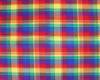 Rainbow Tartan Check Polyviscose Fabric