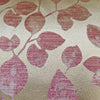 Upholstery Fabric Curtain Cushion Material - Fryett's Sassari Rosso Red Leaf on Gold