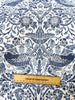 Tapestry Fabric - William Morris - Blue & White Strawberry Thief- Luxury Soft Chenille Upholstery Material