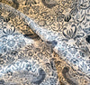 Tapestry Fabric - William Morris - Blue & White Strawberry Thief- Luxury Soft Chenille Upholstery Material