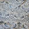 Tapestry Fabric - William Morris - Blue & White Strawberry Thief- Luxury Soft Chenille Upholstery Material