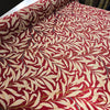 Tapestry Fabric William Morris - Willow Bough Crimson Red - Luxury Upholstery Fabric