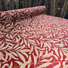 Tapestry Fabric William Morris - Willow Bough Crimson Red - Luxury Upholstery Fabric