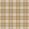 Linen Look Canvas Fabric - Yellow & Grey Tartan Check - Upholstery Cushion Curtain Craft Fabric