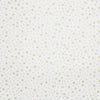 Christmas Fabric - Metallic Gold Stars on Ivory - Craft Fabric Material Metre