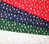Christmas Fabric - Metallic Gold Trees on Red - Xmas Craft Fabric