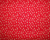 Christmas Fabric - Metallic Gold Trees on Red - Xmas Craft Fabric