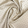 Polka Dot Lining Fabric - Beige & Brown