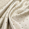 Polka Dot Lining Fabric - Beige & Brown