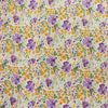 Cotton Lawn Fabric - Watercolour Floral Roses - Purple