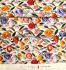 Cotton Fabric- 3D Embroidered Floral Print - Little Johnny -Craft Fabric Material