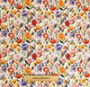Cotton Fabric- 3D Embroidered Floral Print - Little Johnny -Craft Fabric Material