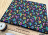 Digital Print Fabric - Neon Mushrooms Print Fabric - 100% Cotton