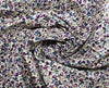 100% Cotton Needlecord - Pretty Purple Ditsy Floral Print Cord Clothing Fabric Material