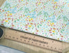 Nutex Fabric - Hollyhock Lane Pretty Green Ditsy Floral - Cotton Quilting Craft Fabric