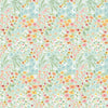 Nutex Fabric - Hollyhock Lane Pretty Green Ditsy Floral - Cotton Quilting Craft Fabric