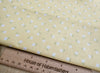 Nutex Fabric - Pretty Yellow Ditsy Daisy Floral - Patchwork Quilting Craft Fabric