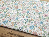 Nutex Fabric - Garden Party Pretty Cream Ditsy Floral - Cotton Quilting Craft Fabric