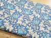 Cotton Fabric - William Morris Blue & Cream Floral Print Craft Fabric Material