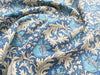 Cotton Fabric - William Morris Blue & Cream Floral Print Craft Fabric Material