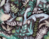 Cuddle Fleece Fabric - Jungle Dinosaur Print