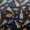 Cuddle Fleece Fabric - Space Age Print