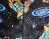 Cuddle Fleece Fabric - Space Age Print