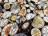 Premium Cotton Fabric - Victorian Vintage Clocks - Craft Dress Fabric Material