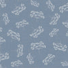 Fat Quarter Bundle - Woodland - Navy Blue Bird Hedgehog Dragonfly Print Fabric