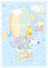 Nutex Fabric - Cute Nursery Balloons New Baby Quilt Sewing Panel - Fabric Material