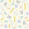 Nutex Fabric - Cute New Baby Nursery Animals - Quilting Craft Fabric Material