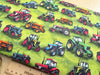 Cotton Fabric - Farmyard Tractors Print - Craft Fabric Material