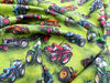 Cotton Fabric - Farmyard Tractors Print - Craft Fabric Material