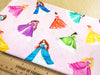 Nutex Fabric - Pretty Pink Princess Dreams - Cotton Quilting Craft Fabric