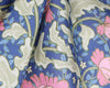 Cotton Fabric - Morris in Bloom Pretty Blue & Pink Floral Craft Fabric