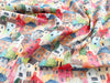 Cotton Fabric - Multi Colour Town Houses - Digital Print Craft Fabric