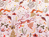 Cotton Fabric - Magical Autumn Forest Animals - Digital Print Craft Fabric