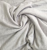 Soft Bamboo Terry Towelling Fabric - Silver Grey Towelling Material