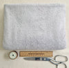 Soft Bamboo Terry Towelling Fabric - Silver Grey Towelling Material