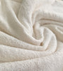 Soft Bamboo Terry Towelling Fabric - Ivory