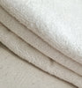 Soft Bamboo Terry Towelling Fabric - Ivory