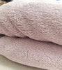Super Soft Touch Bamboo Terry Towelling Fabric - Light Dusky Pink