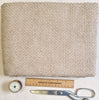 Upholstery Fabric - Basketweave Chenille - Beige