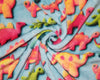 Soft Cuddle Fleece - 3D Dinosaur Print - Fleece Fabric Material
