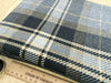 Upholstery Fabric Grampian Faux Wool Black & Gold Tartan Check Curtain Fabric
