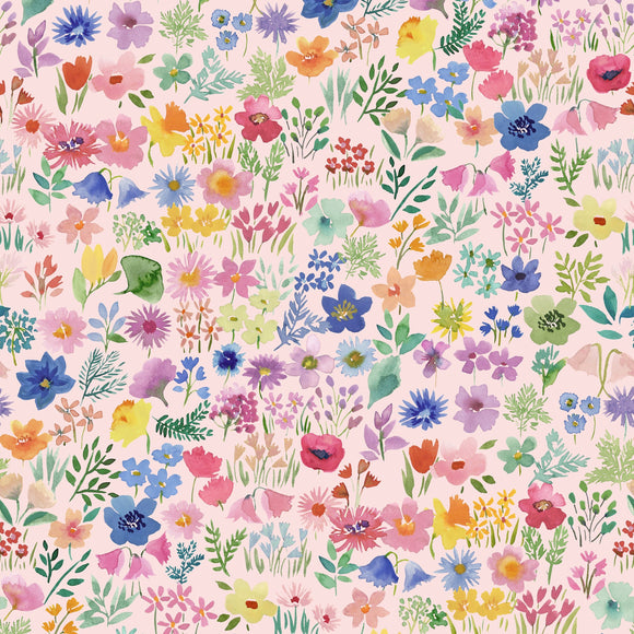 Lewis & Irene Quilting Fabric - Flowers Collection by Bluebellgray - Petal